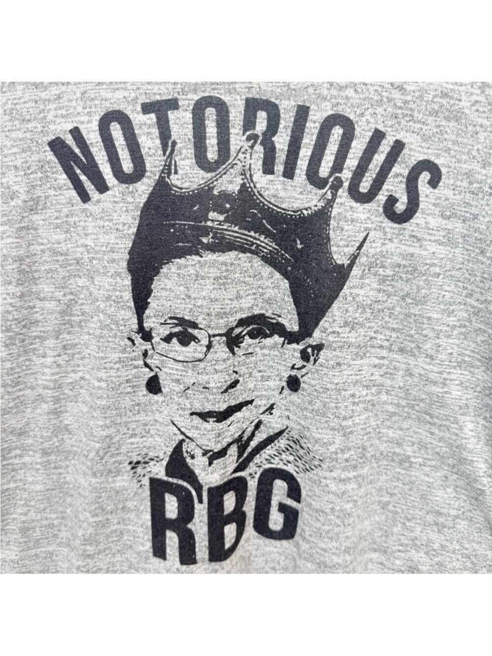 Ruth Bader Ginsburg Notorious RBG Graphic T-Shirt Small Medium - Picture 3 of 3